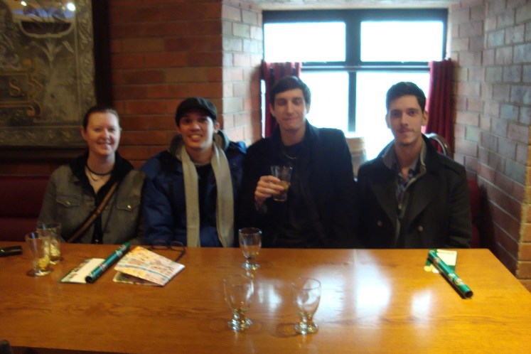 New Friends. Sharon, Eu, Toni e Trevor. 