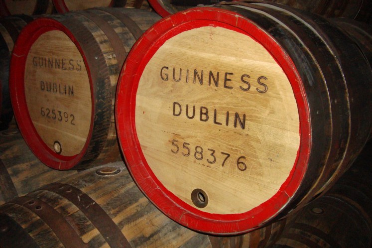 Barris de Guinness.