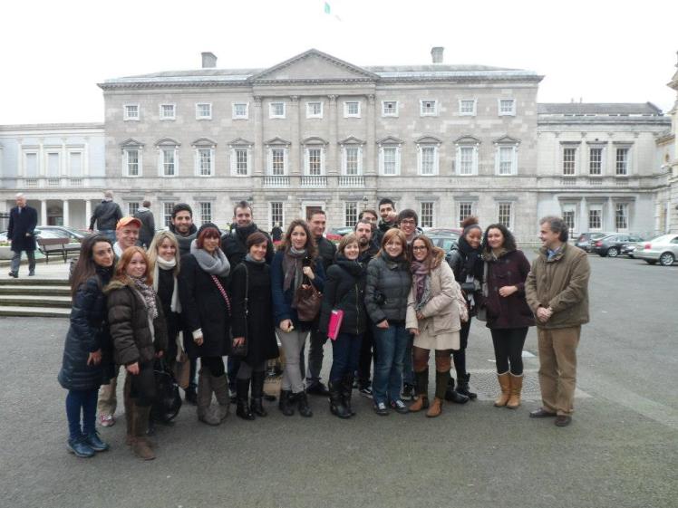 Leinster House e galera da Arena