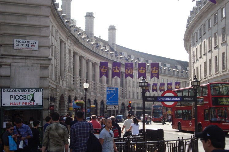 Piccadilly Circus.