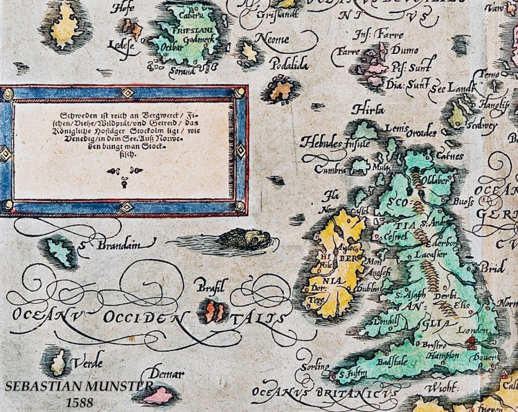 Brazil ao oeste da Irlanda