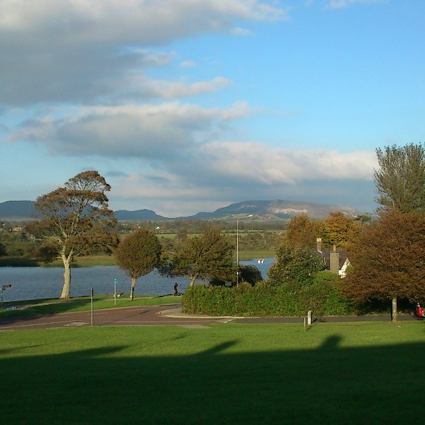 Vista da minha porta, começo do parque