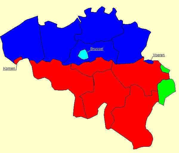 Azul: holandês / Vermelho: francês