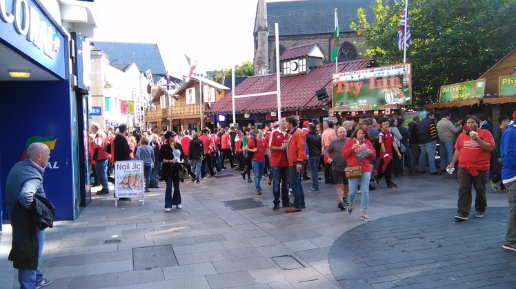 Mar vermelho no centro