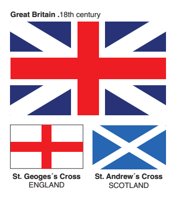 Primeira bandeira da Grã-Bretanha