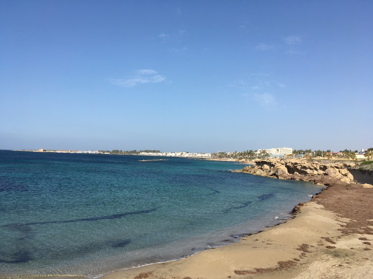 Praia de frente pro hotel